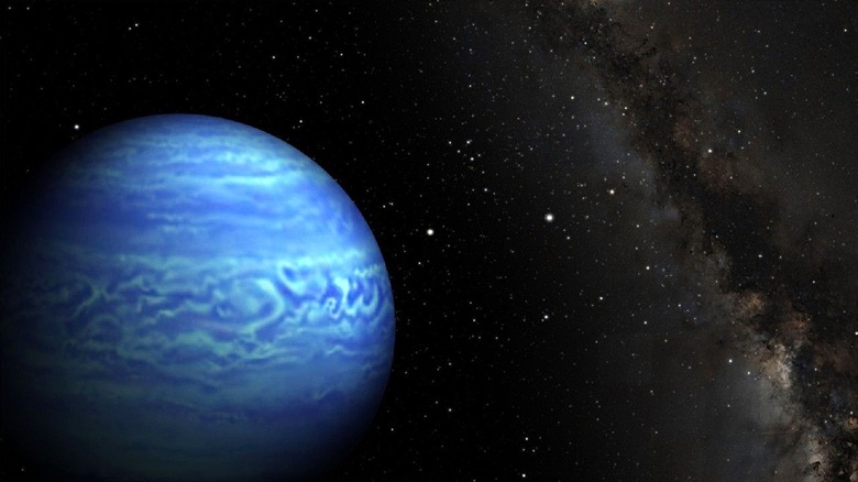 Wise 0855 cold brown dwark discovered with concept image from NASA.