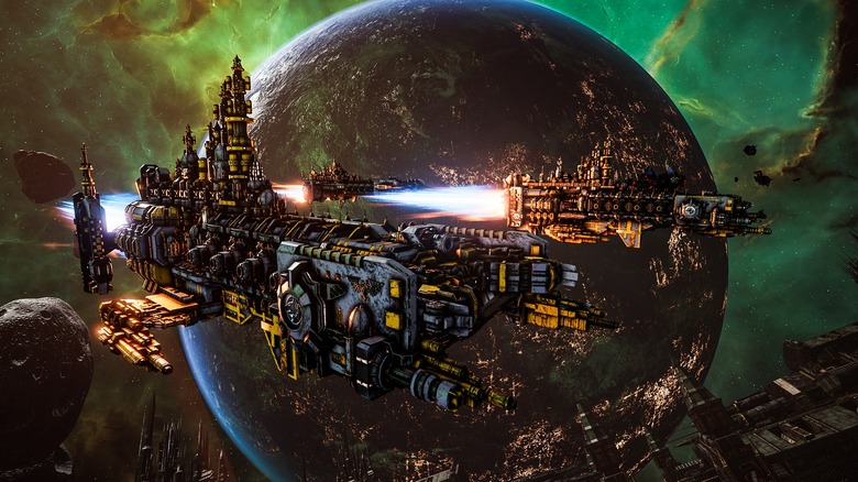 Imperial ships in Battlefleet Gothic: Armada 2