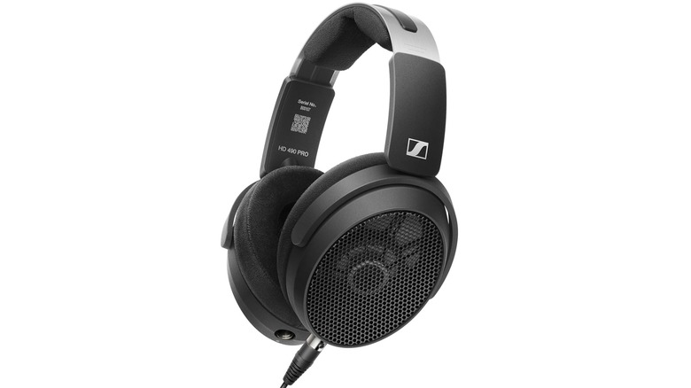 Amazon promotional photo for the Sennheiser HD 490 Pro headphones, which are displayed against an all-white backdrop