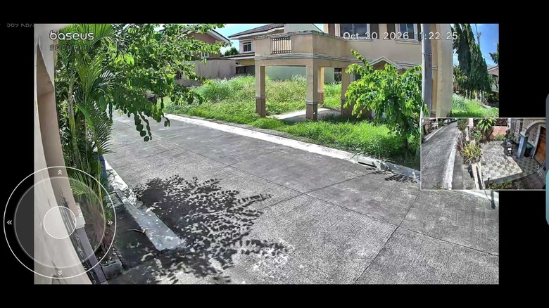 Screen capture of the Baseus Security PrimeSentinel U2 Pro recording a street
