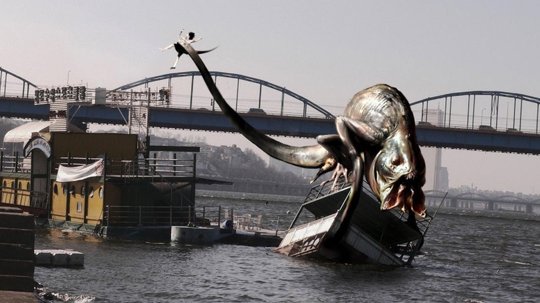 A monster on the rampage in Bong Joon Ho's The Host