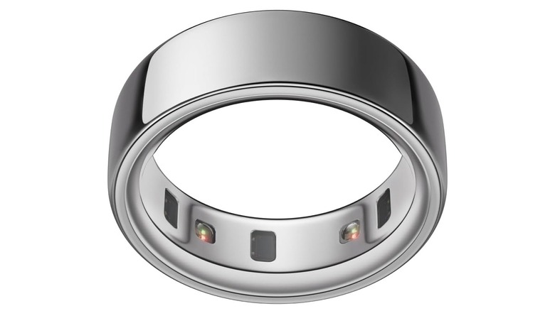 The Oura Ring 4 showing inner side of ring
