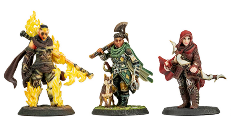 3D Color Plastic models featuring Hero Forge characters.