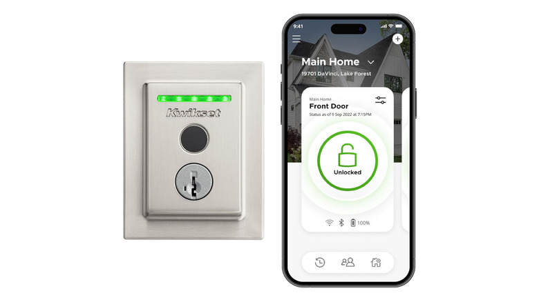 The Kwikset Halo Touch 959 against a white background