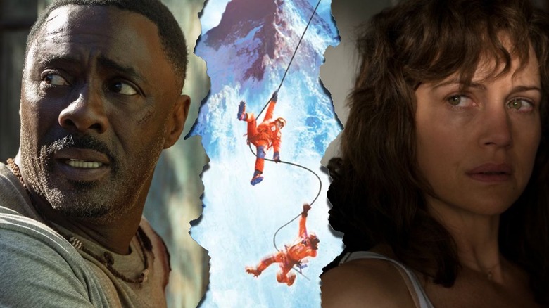 Idris Elba, Vertical Limit climbers and Carla Gugino