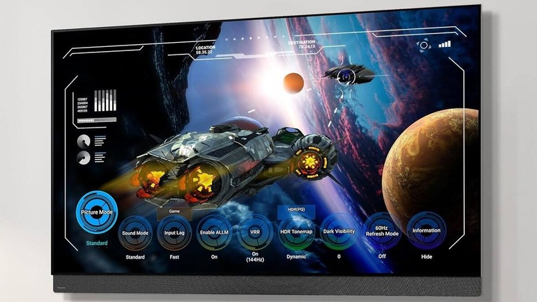 The Panasonic Z95B OLED TV mounted on a wall