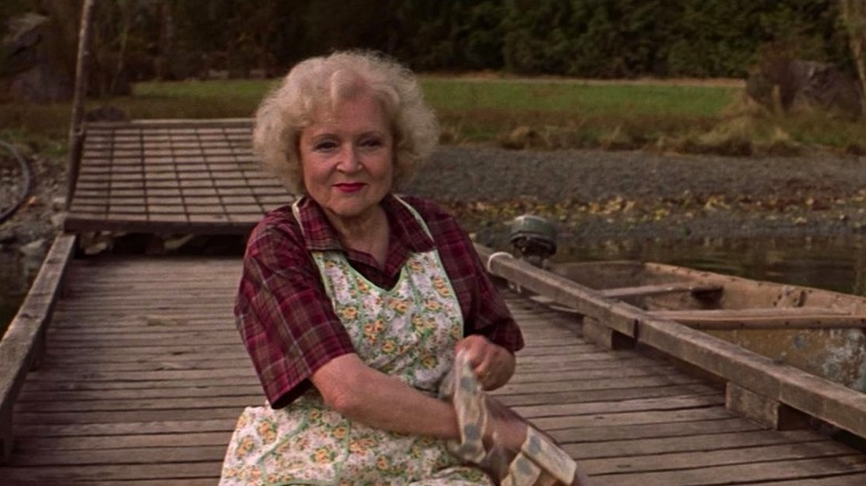 Betty White as Mrs. Dolores Bickerman in Lake Placid.