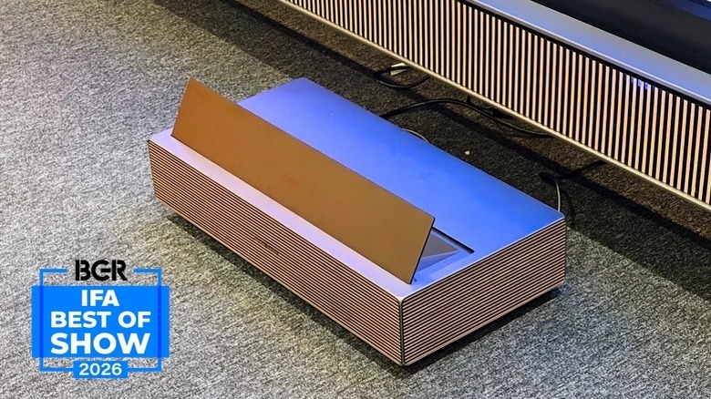 Close-up shot of XGIMI's UST projector