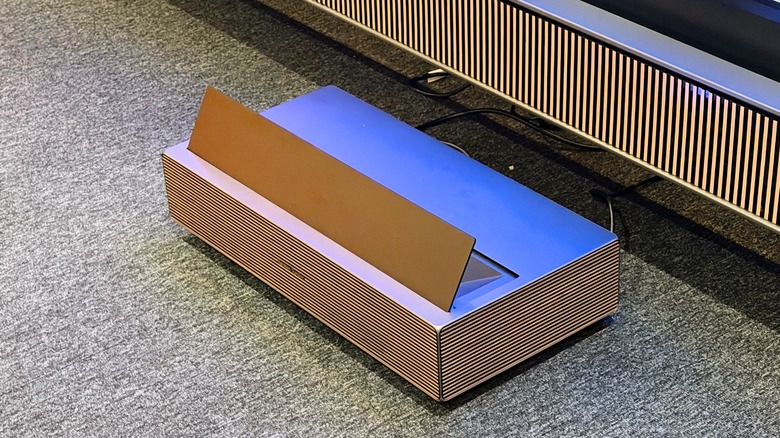 Close-up shot of XGIMI's UST projector