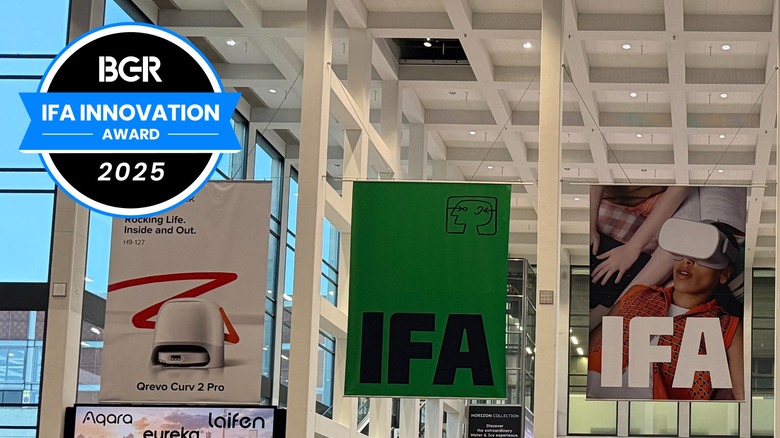 Posters hanging up at IFA 2025