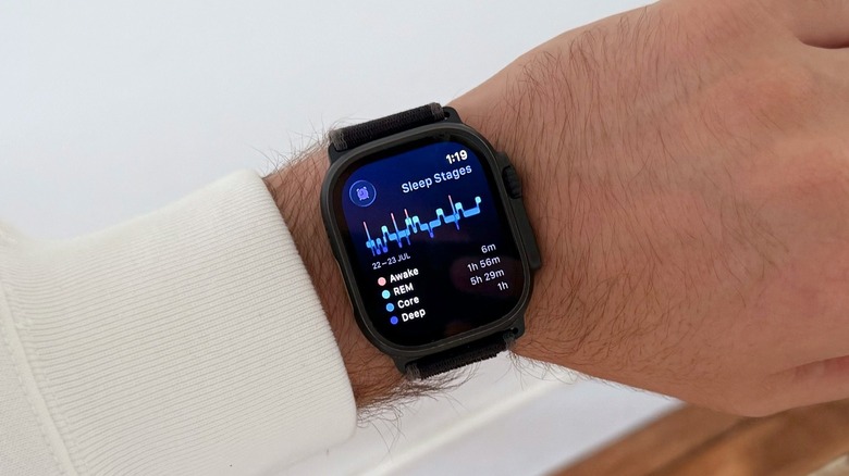 watchOS 26 on Apple Watch Ultra 2 showing the Sleep app