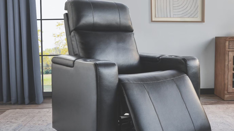 The Sam's Club Member's Mark Ashton Power Recliner set up in a living room.