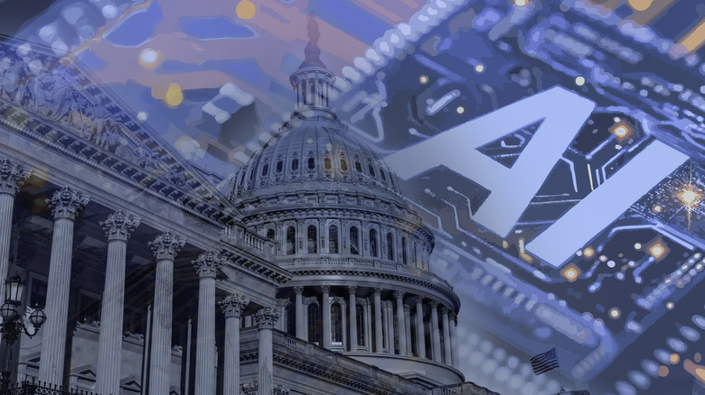 concept of AI and lawmakers building
