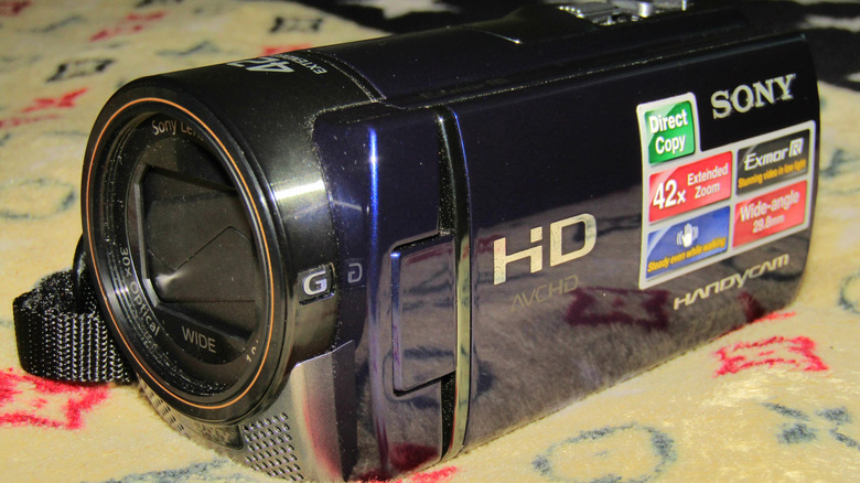 A Sony HD Handycam.