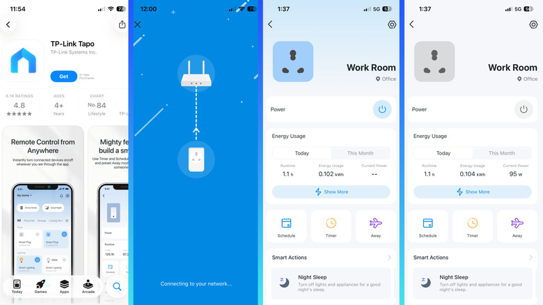 Installing the TP-Link Tapo app to remotely control a smart plug