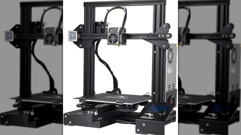 A Creality Ender 3 Series 3D Printer.