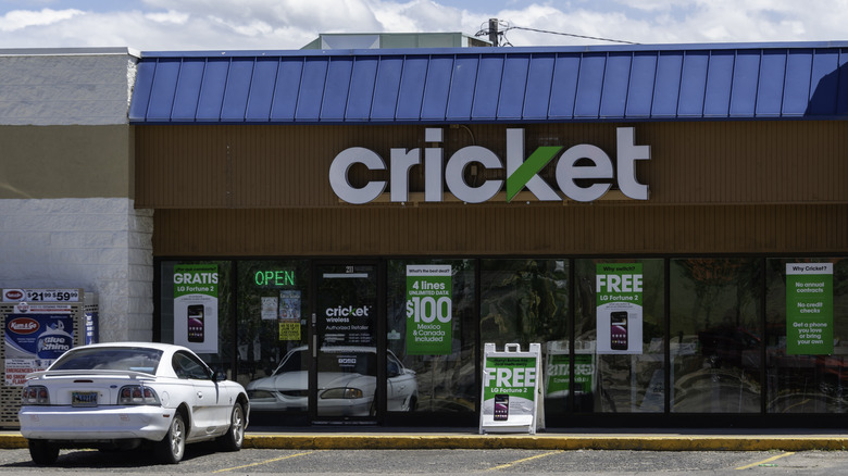 A Cricket Wireless retail store.