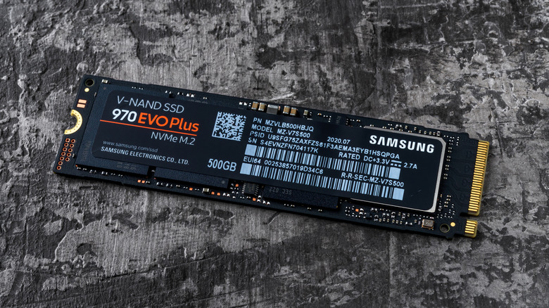 NVMe SSD storage