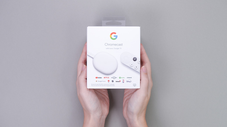 Google Chromecast box
