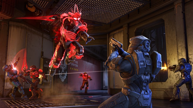 Halo Infinite red vs blue zombies mode