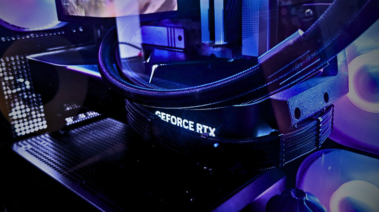Nvidia RTX 5090 Founders Edition operating inside a MainGear Zero gaming PC