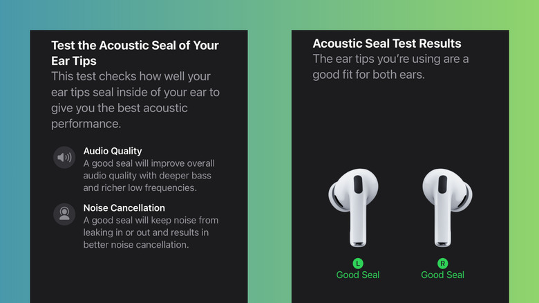 Testing Acoustic Seal on iPhone for AirPods Pro