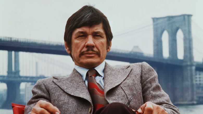 Charles Bronson in a promotional image for Death Wish (1974)