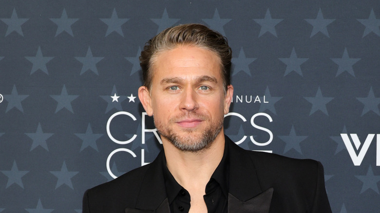 Charlie Hunnam in a suit