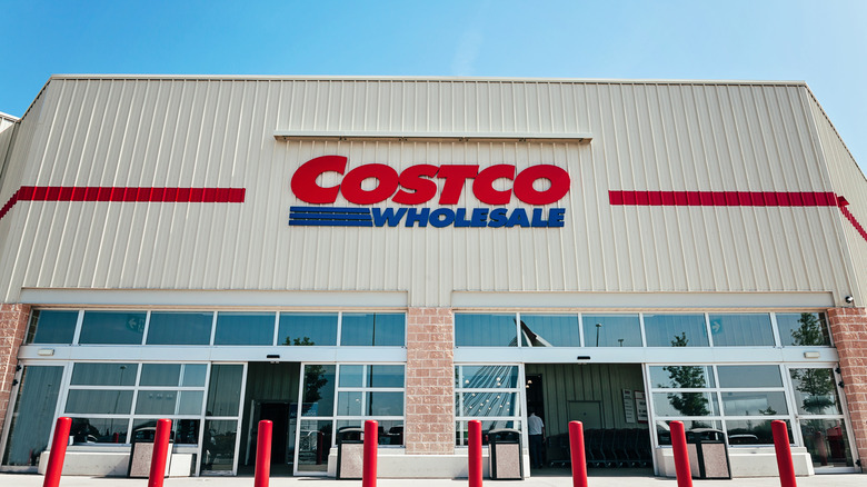 the outside of a costco store