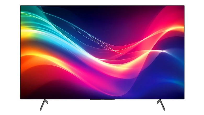 Philips 65-inch OLED 4K TV on a white background.