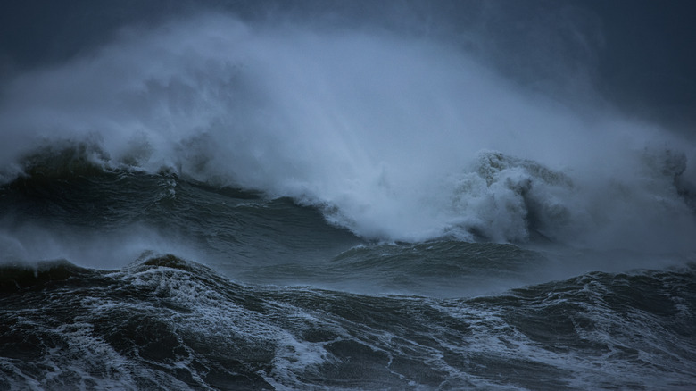 Rough waves in the ocean