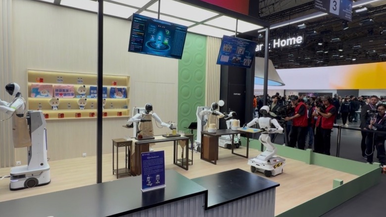 China Mobile's restaurant operation at MWC 2026