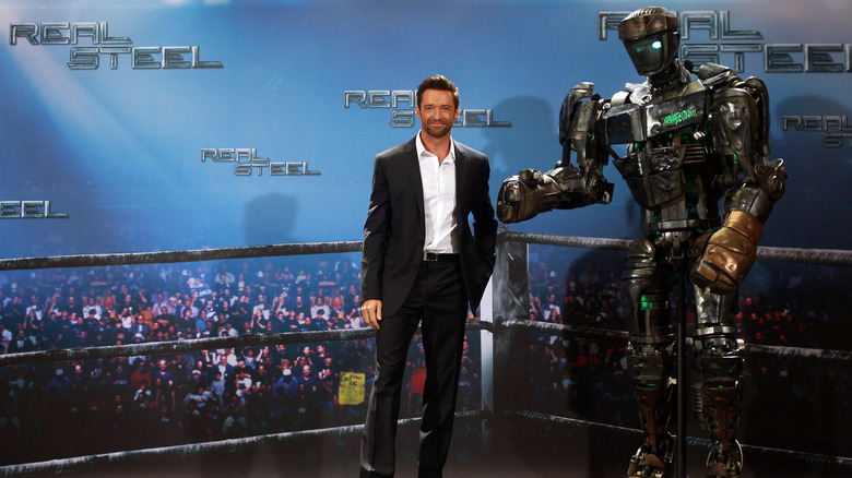 Actor Hugh Jackman promoting the 