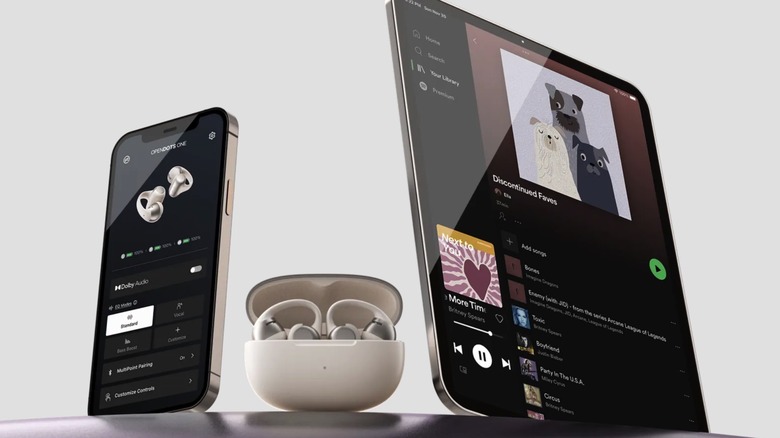 OpenDots One connected to iPhone and iPad.