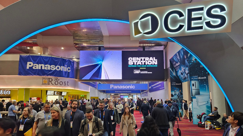 Atmosphere at the CES tech fair in Las Vegas