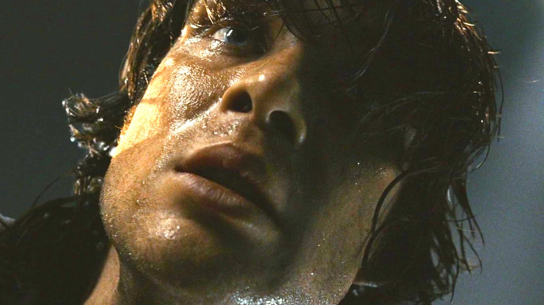 Cillian Murphy as Capa in Sunshine sweating