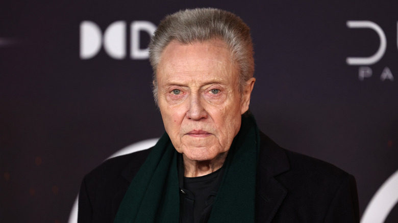 Christopher Walken smiling at the 