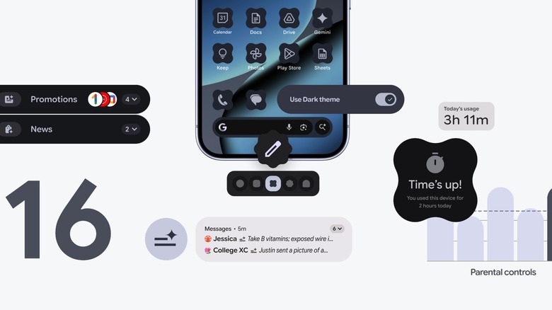 New features in the Android 16 December 2025 update.
