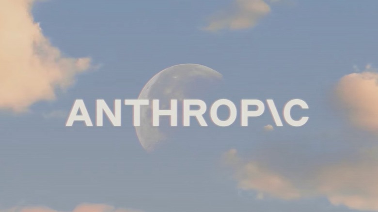 Anthropic's logo with a sky background