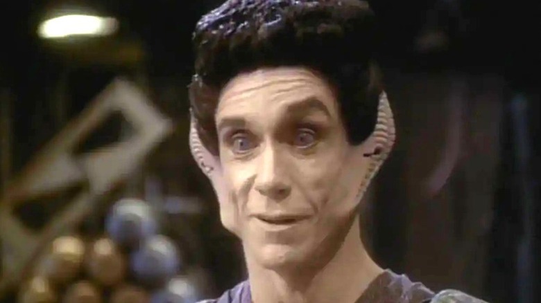 Yelgrun smiling on "Star Trek: Deep Space Nine."