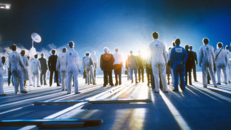 A set photo from Close Encounters of the Third Kind