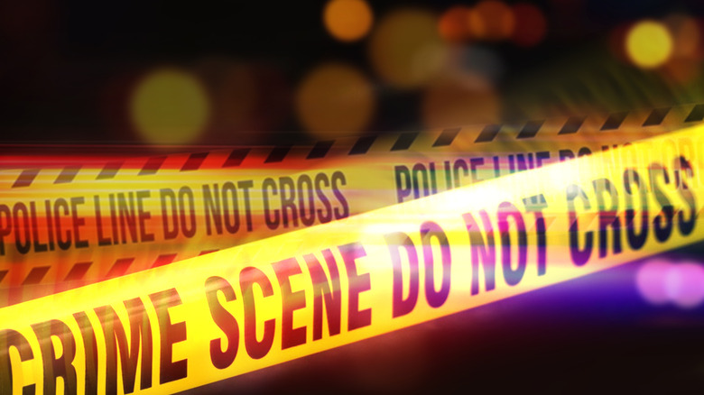 Crime scene police tape