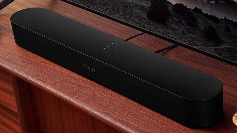 Black Sonos soundbar