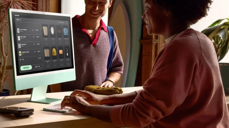 iMac All-in-1 Desktop in use on a table