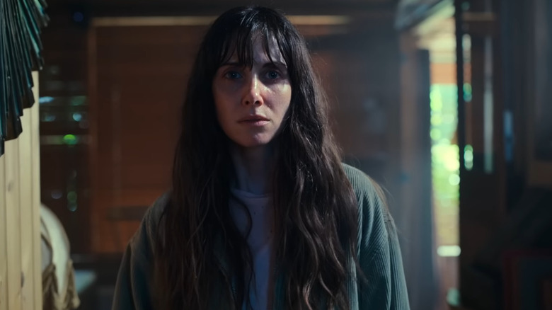 Millie walking towards the camera.