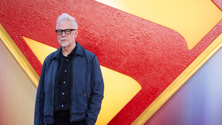 James Gunn at the Superman movie premiere