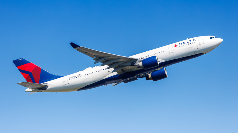 Un avión de líneas de aire Delta.
