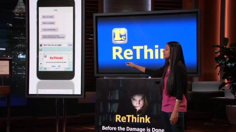 Trisha Prabhu appearing on Shark Tank Episode 1 of Season 8