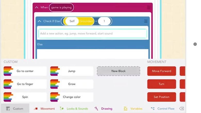 the Hopscotch app in action