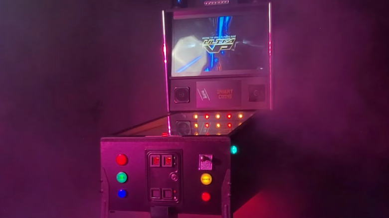 A VPcab virtual pinball machine